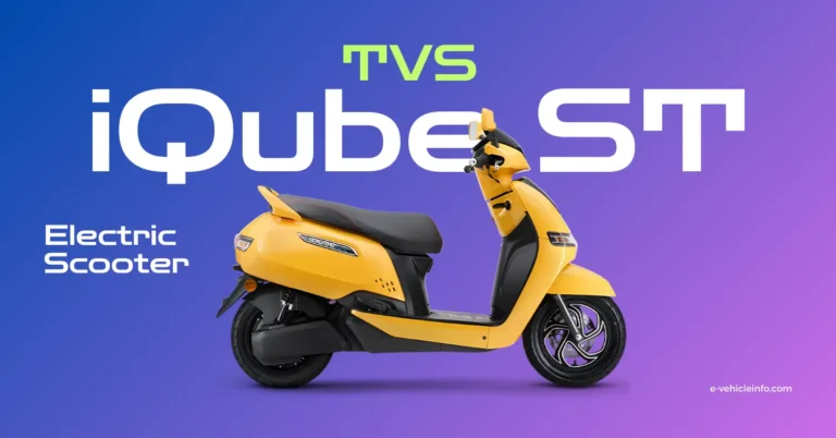 2024 TVS Iqube ST – India’s best selling electric scooter