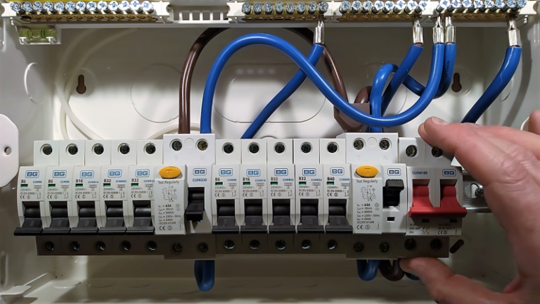 A peek inside a typical British residential energy panel