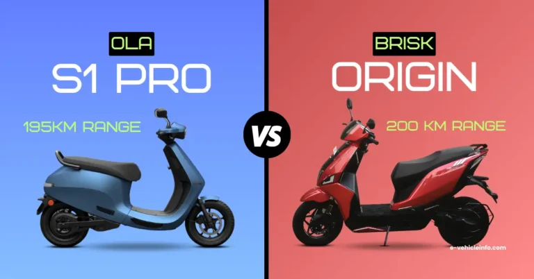 Brisk Origin Vs Ola S1 Pro: Which electric scooter is value for money?