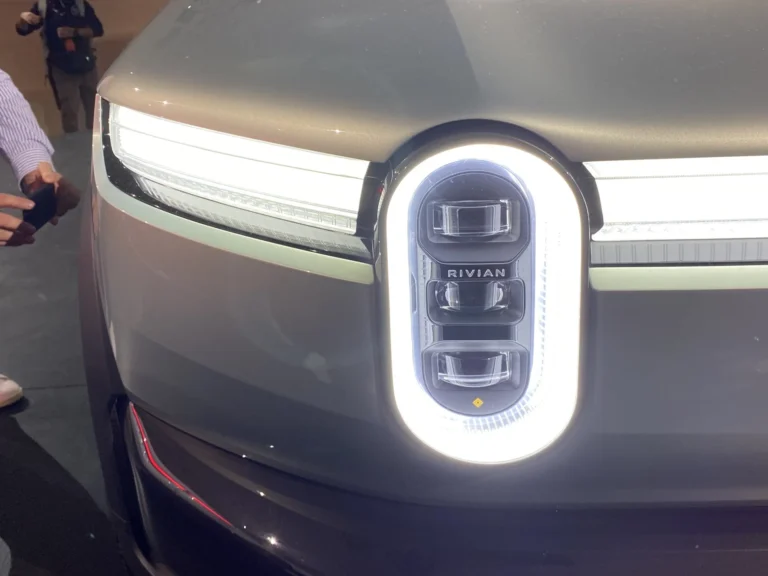 Rivian dreams up heated headlight lenses