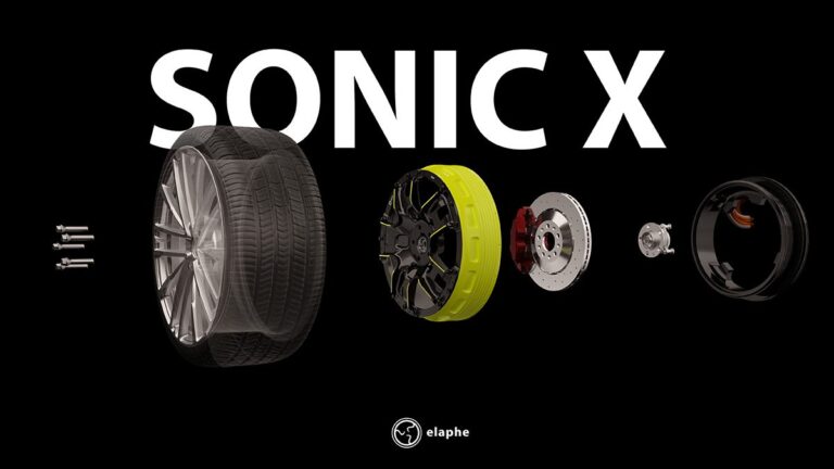 EVS accusation | Elaphe reveals the Sonic X engine in the wheels for high -performance EVS