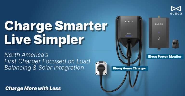 No need to upgrade a plate! ELECQ EV balances charging with energy loading in your home
